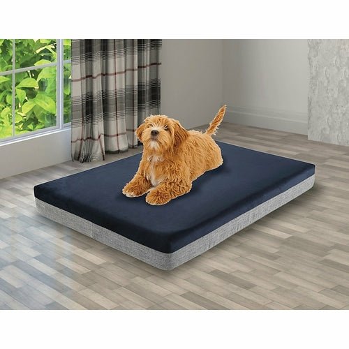 Orthopädisches Hundebett Memory Foam 12cm - Große Hunde Gelenkschonung - PetEssentials24