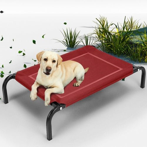 Pet Bed Dog Beds Bedding Sleeping Non - toxic Heavy Trampoline Red XL - PetEssentials24