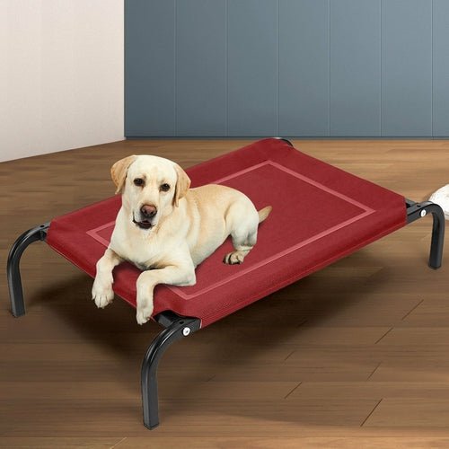 Pet Bed Dog Beds Bedding Sleeping Non - toxic Heavy Trampoline Red XL - PetEssentials24